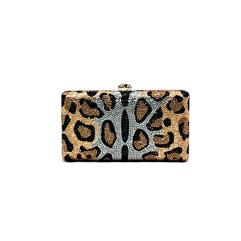 Tiger Stripes Crystal Clutch