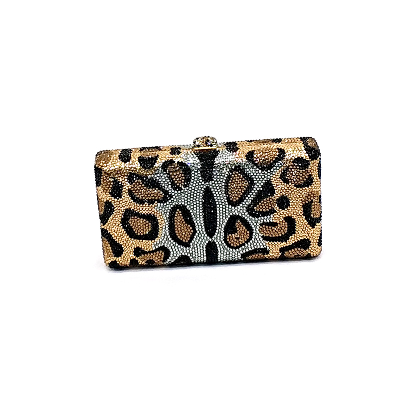 Tiger Stripes Crystal Clutch