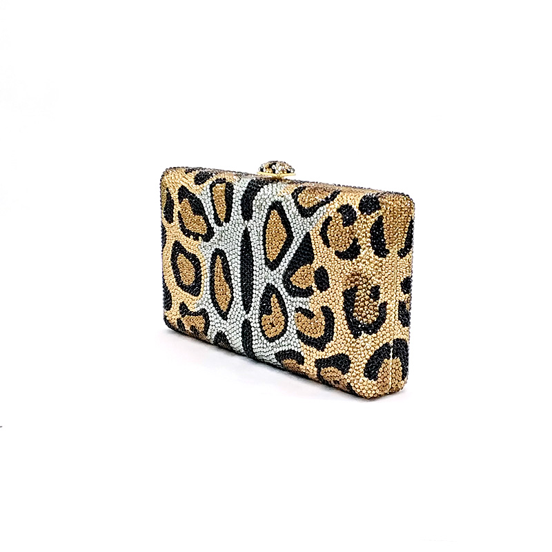 Tiger Stripes Crystal Clutch