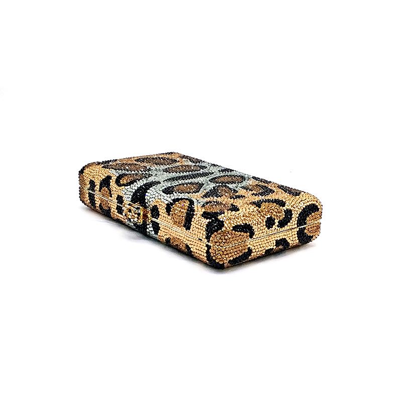 Tiger Stripes Crystal Clutch