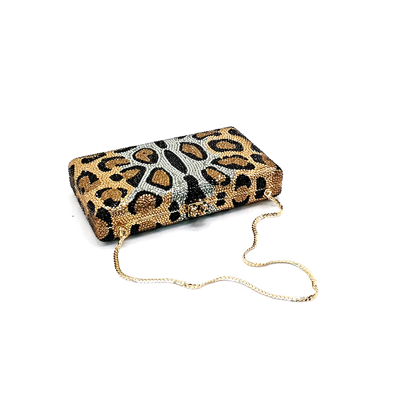 Tiger Stripes Crystal Clutch