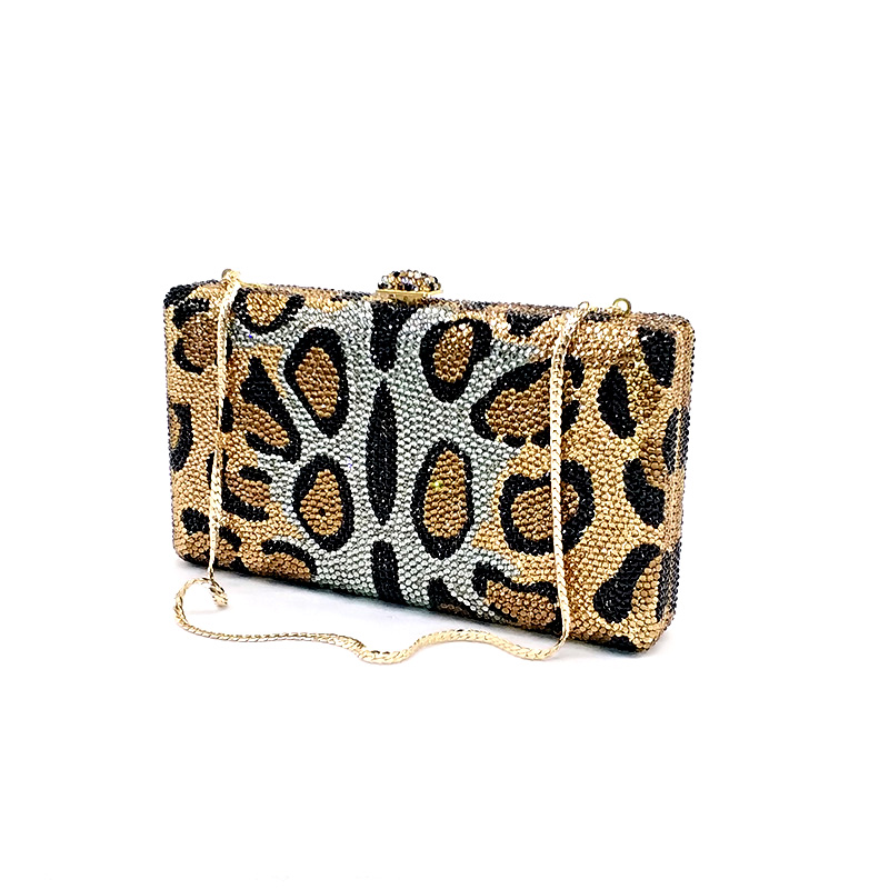 Tiger Stripes Crystal Clutch