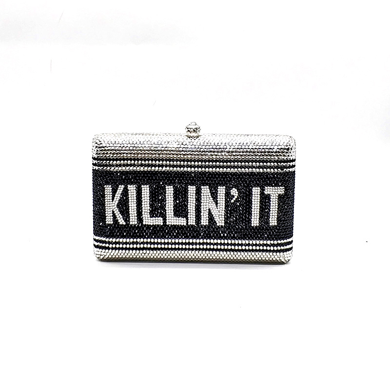 Funny Crystal Clutch