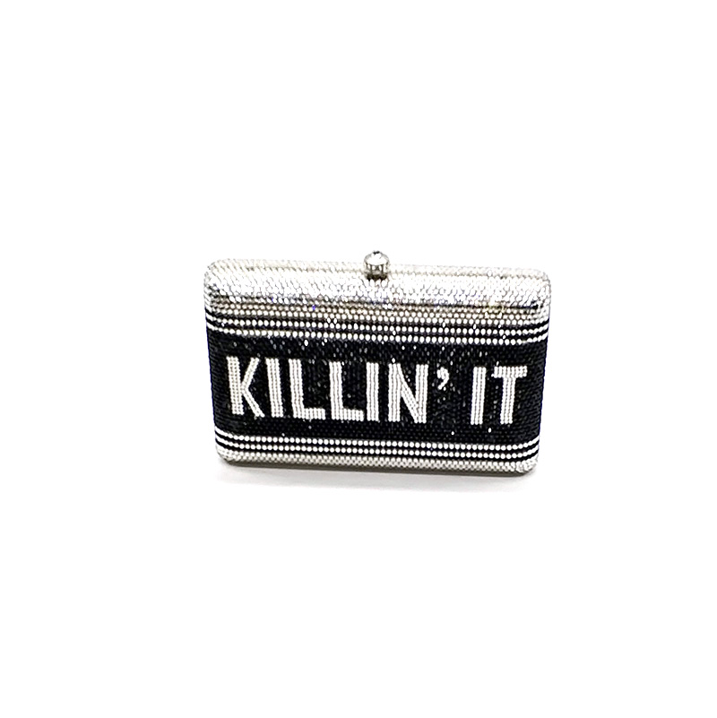 Funny Crystal Clutch