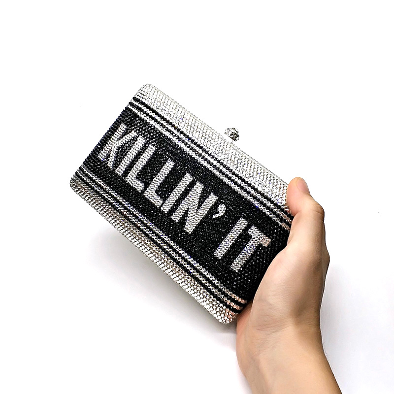 Funny Crystal Clutch