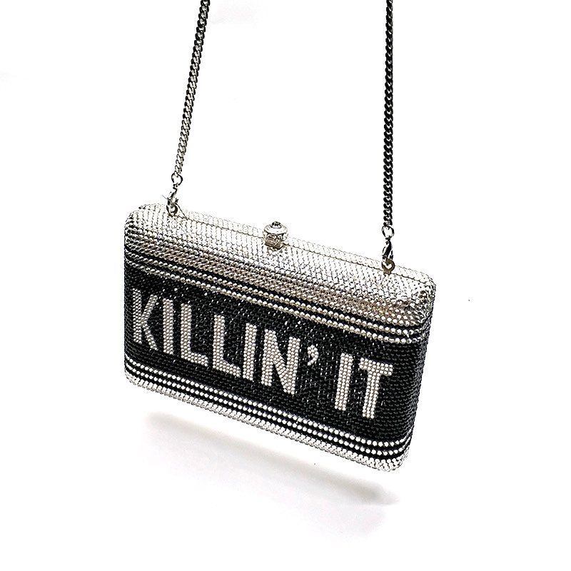 Funny Crystal Clutch