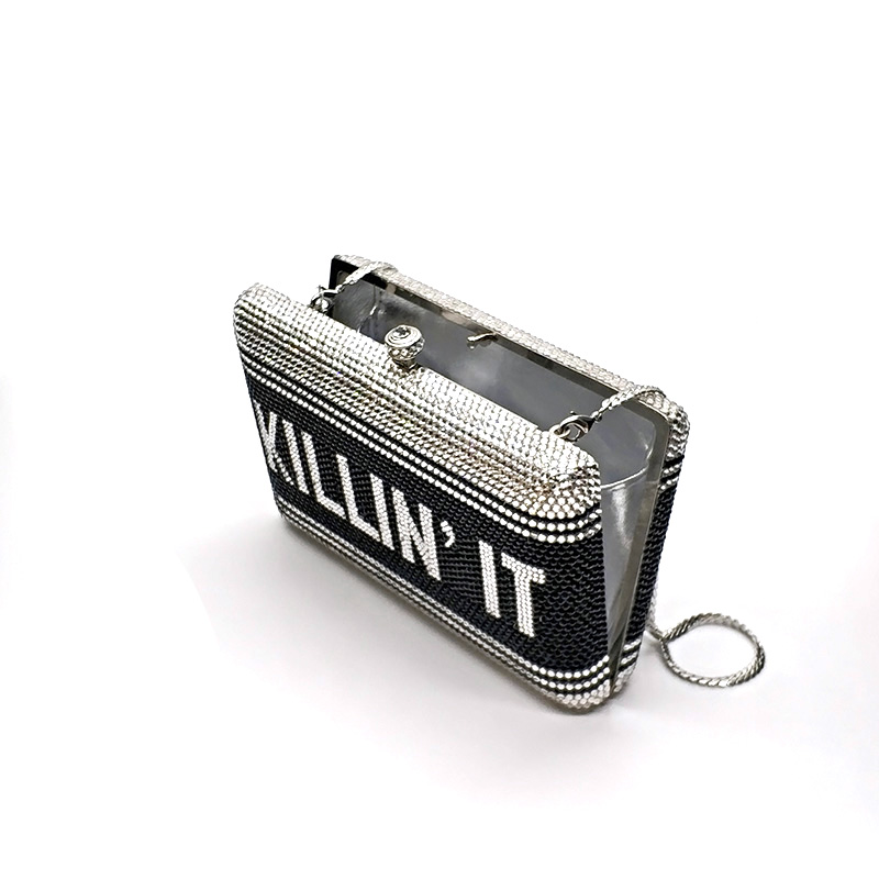 Funny Crystal Clutch