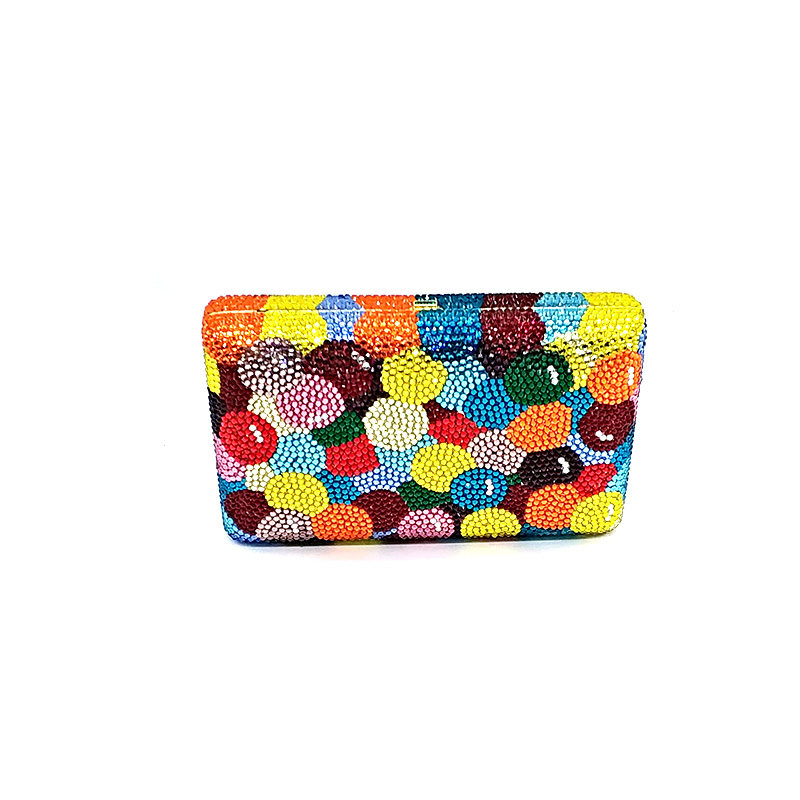 Colored Polka Dot Clutch