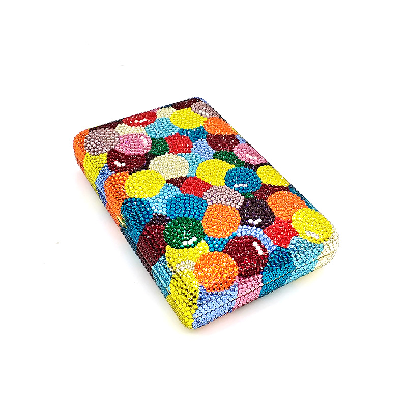 Colored Polka Dot Clutch