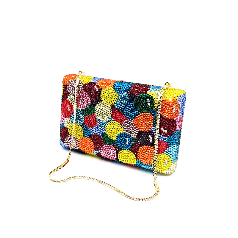 Colored Polka Dot Clutch