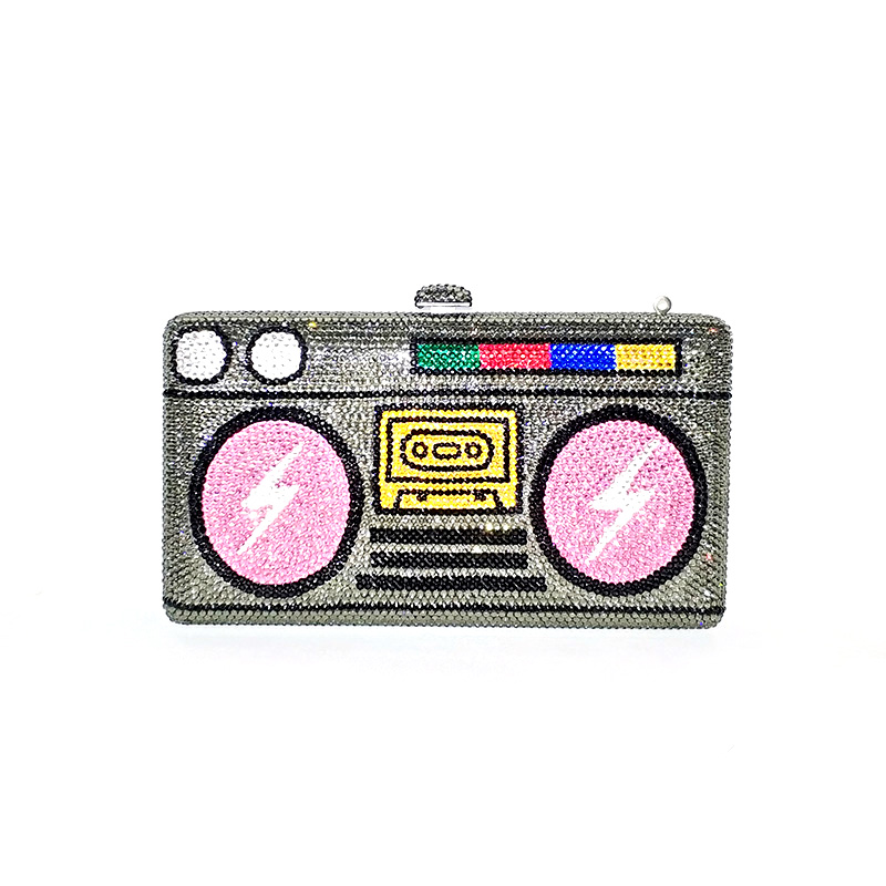 Recorder Crystal Clutch