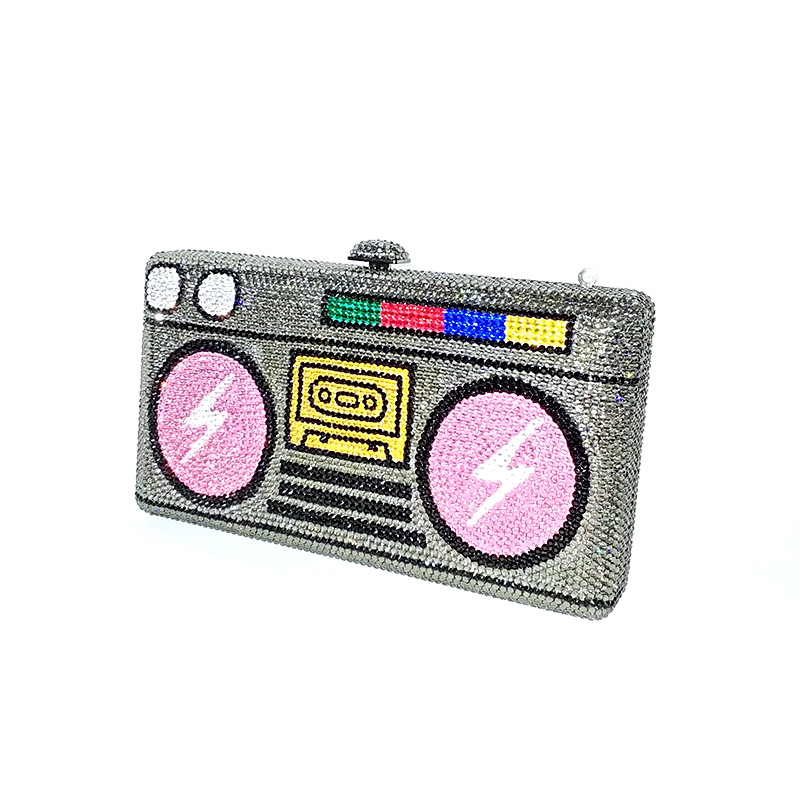 Recorder Crystal Clutch