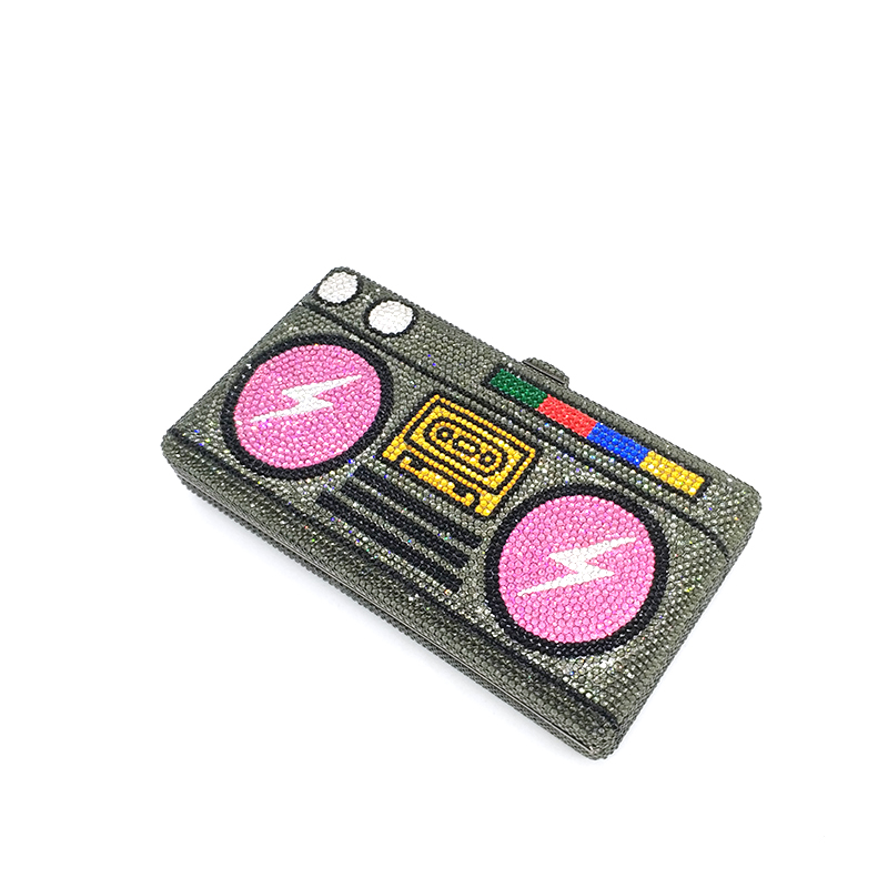 Recorder Crystal Clutch