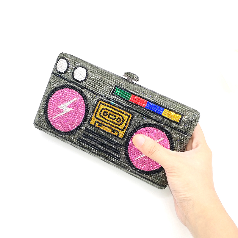 Recorder Crystal Clutch