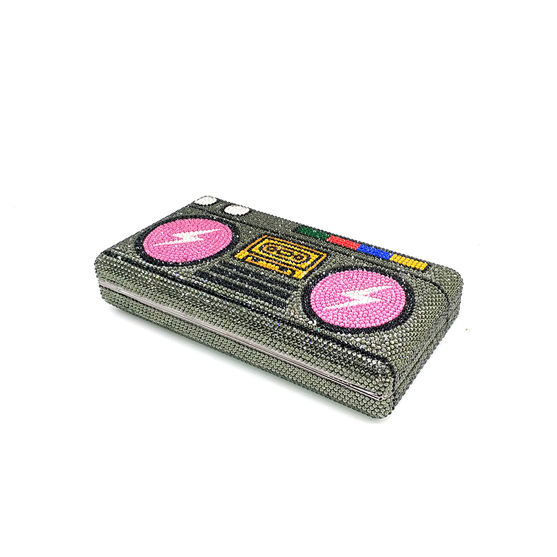 Recorder Crystal Clutch
