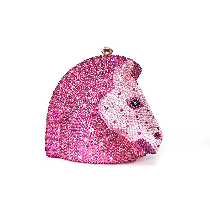 Pink Horsehead Clutch