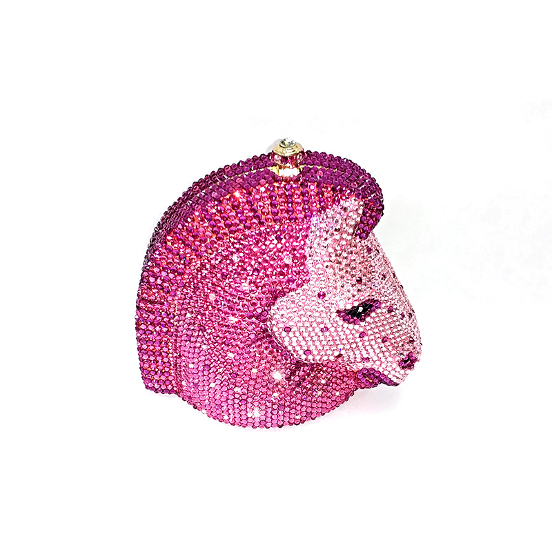 Pink Horsehead Clutch