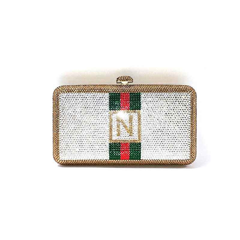 Custom Crystal Clutch