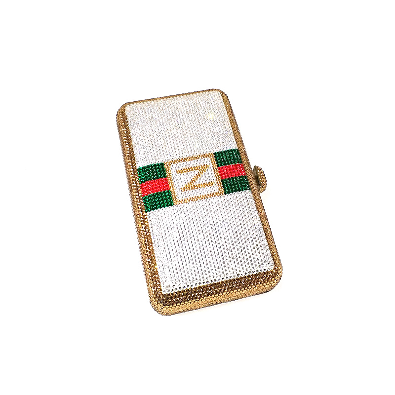 Custom Crystal Clutch