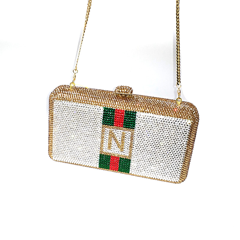 Custom Crystal Clutch