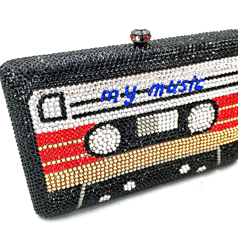 Funny Crystal Clutch