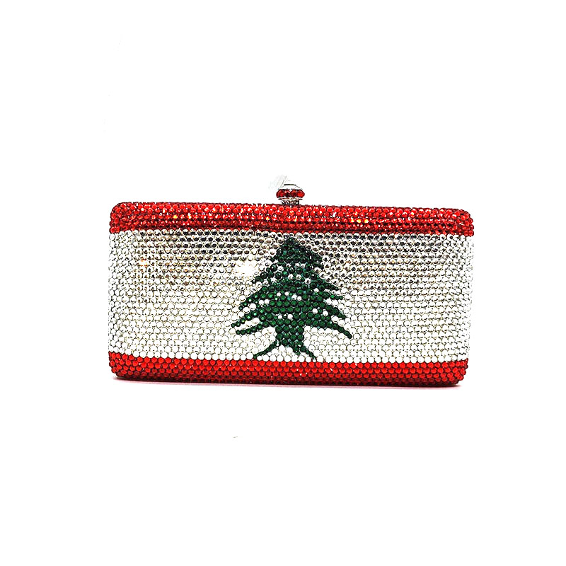 Lebanon flag Crystal Bag