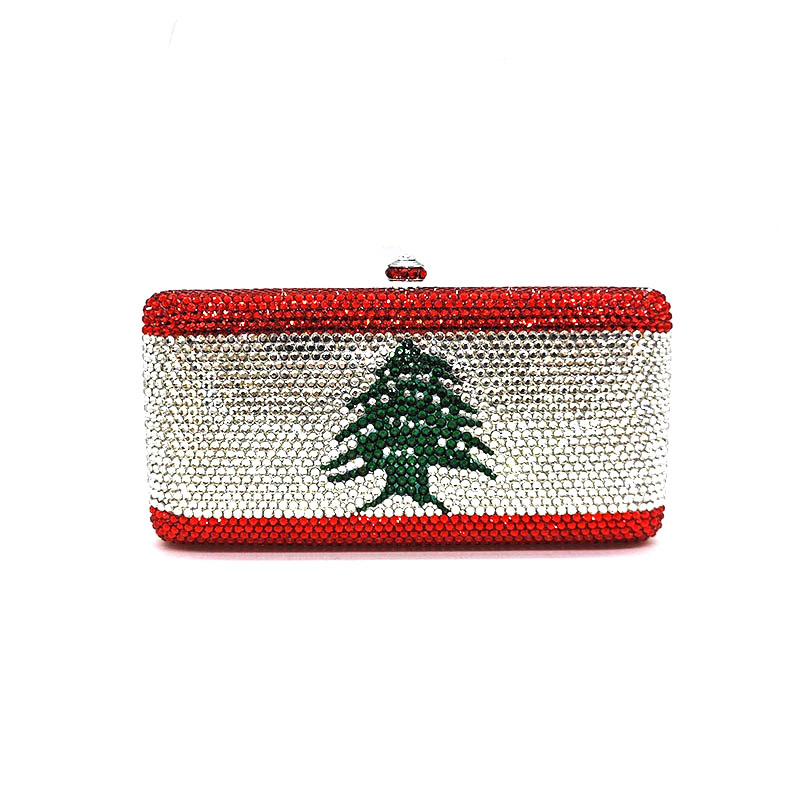 Lebanon flag Crystal Bag
