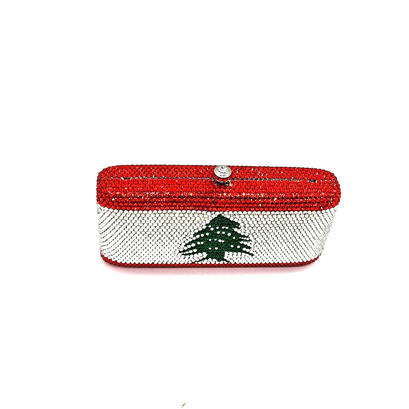 Lebanon flag Crystal Bag