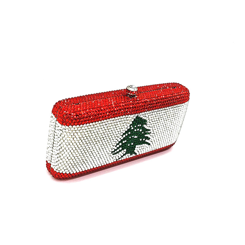 Lebanon flag Crystal Bag