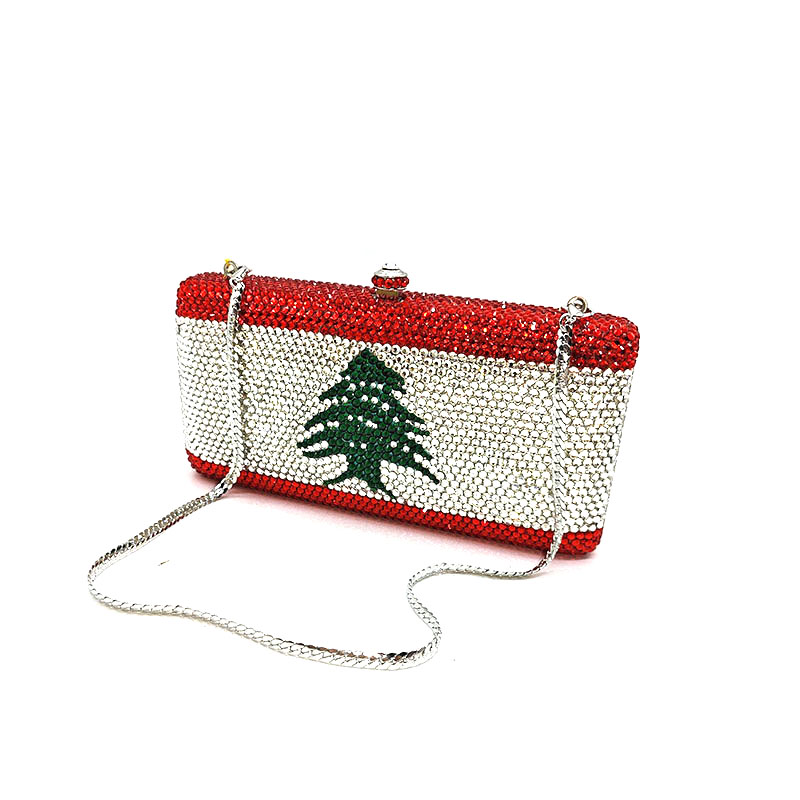 Lebanon flag Crystal Bag