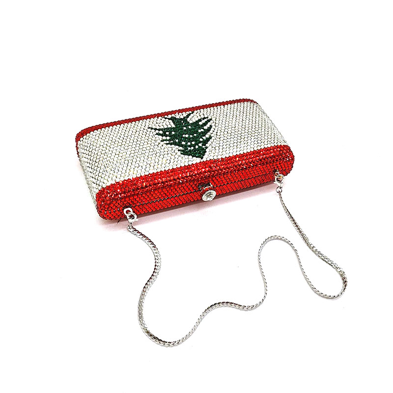 Lebanon flag Crystal Bag