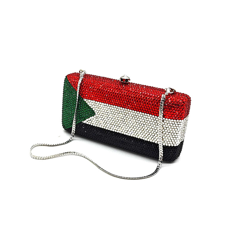Sudan flag Crystal Bag