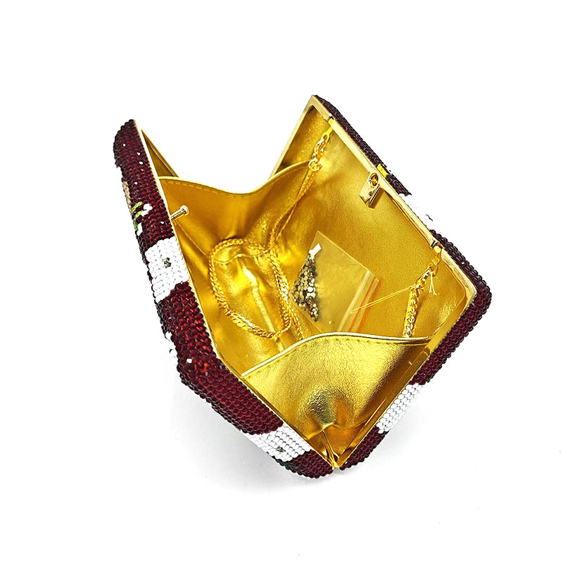 Embellished Floral Clutch