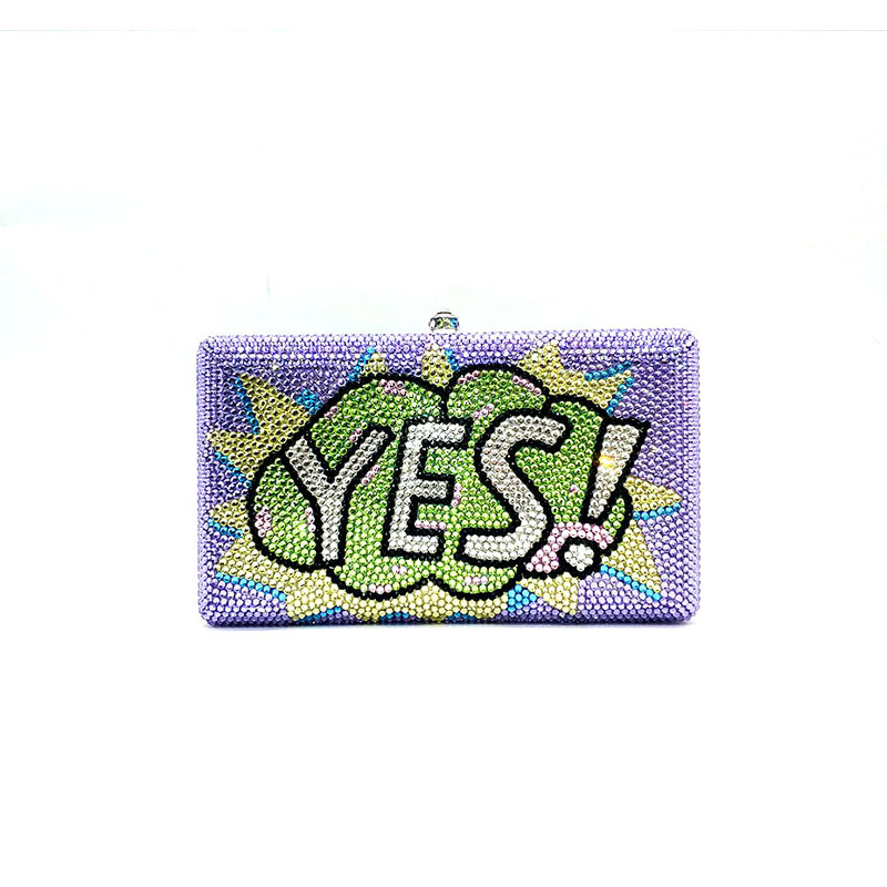 Cartoon YES Purse