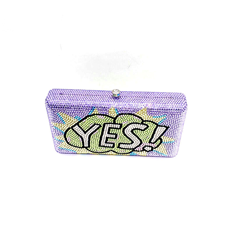 Cartoon YES Purse