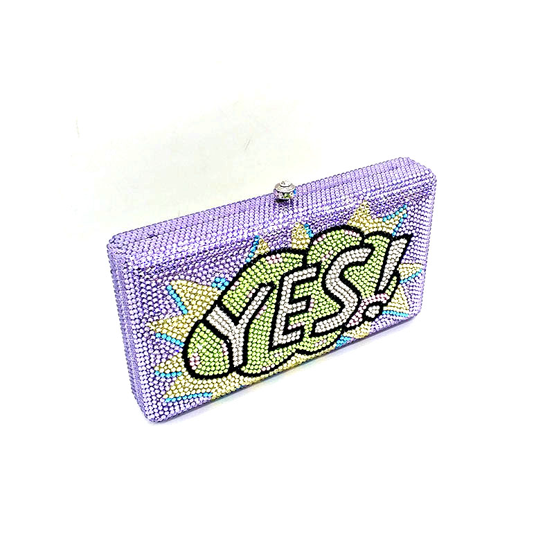 Cartoon YES Purse