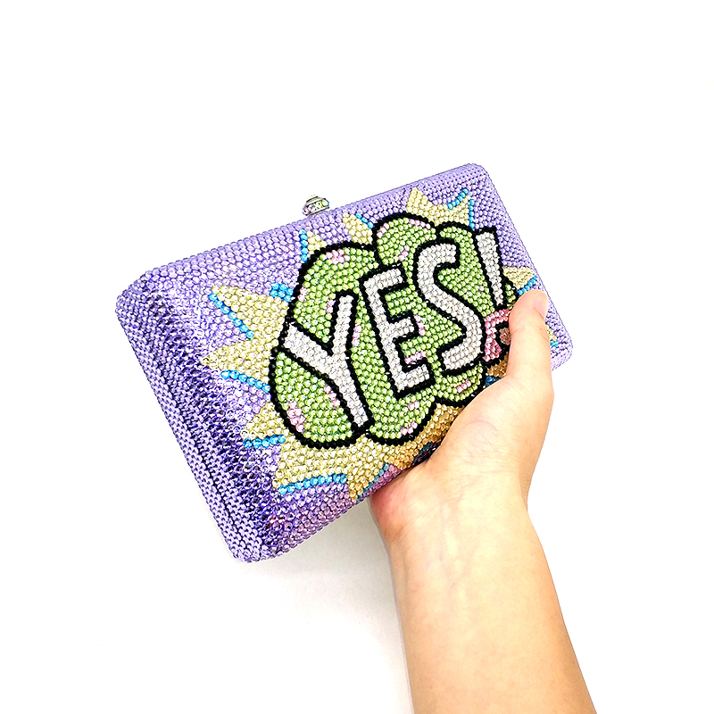 Cartoon YES Purse