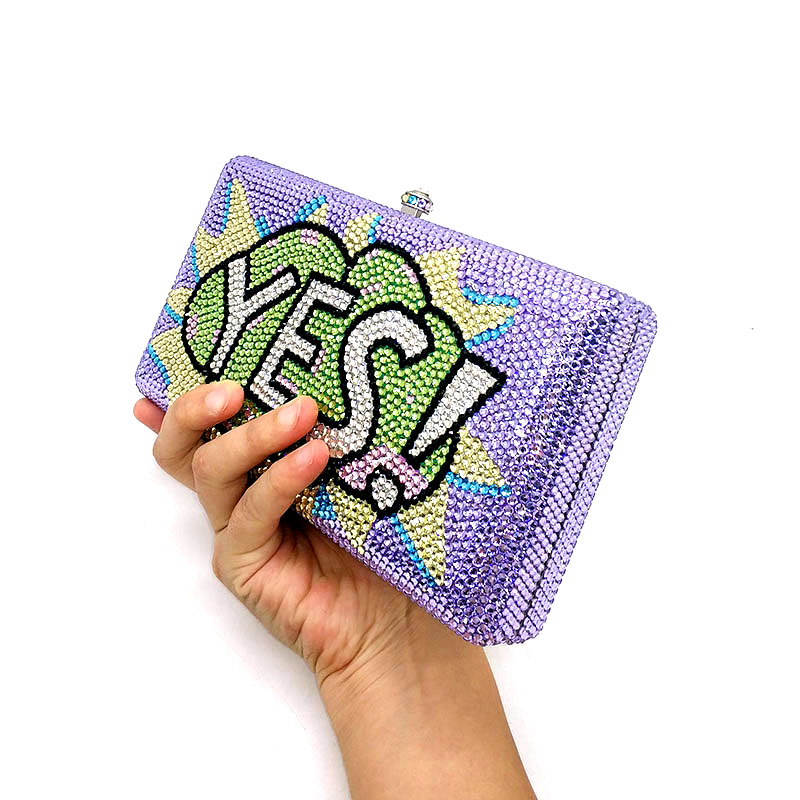 Cartoon YES Purse