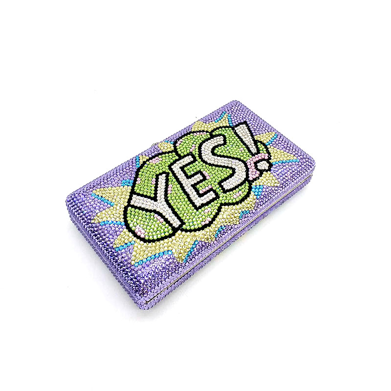 Cartoon YES Purse