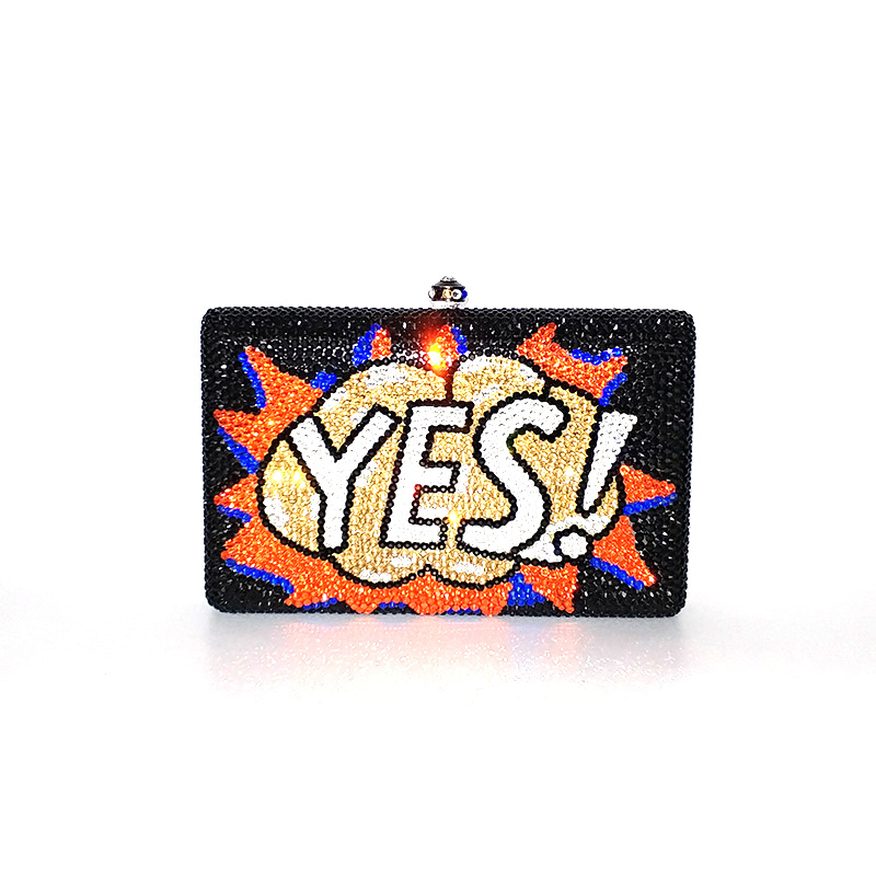 Cartoon YES Purse
