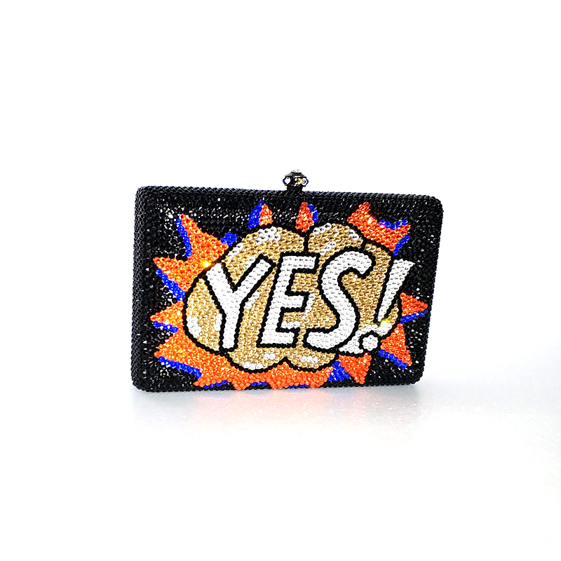 Cartoon YES Purse