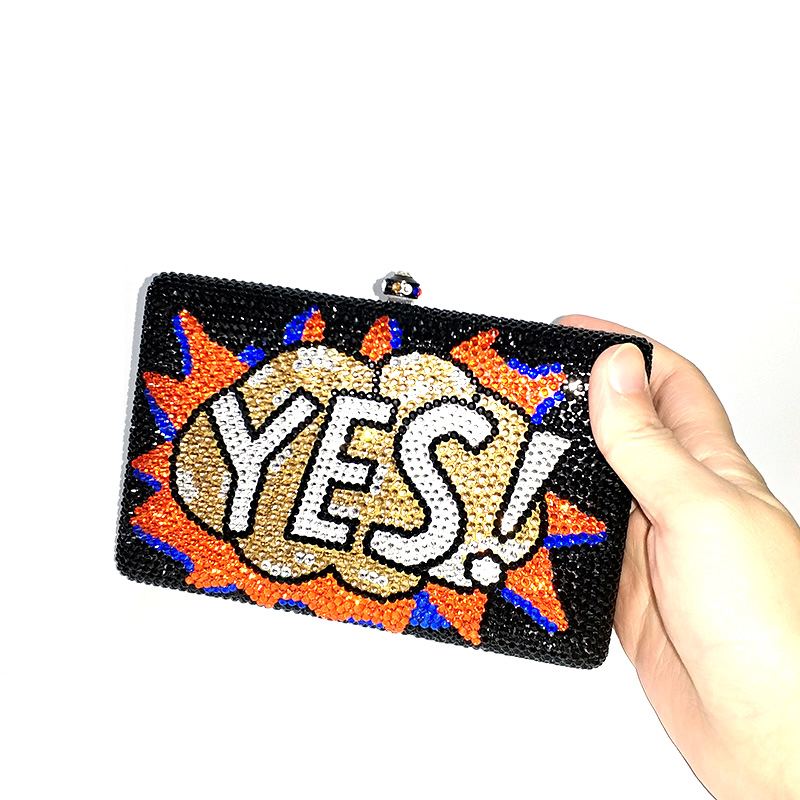 Cartoon YES Purse