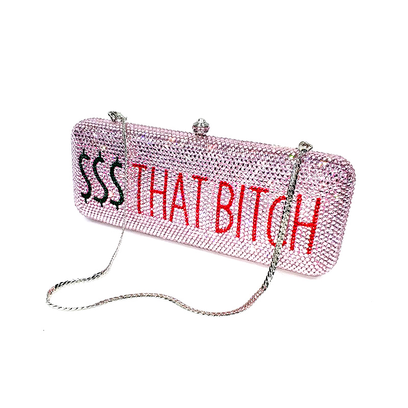 Customize Full-crystal Purse