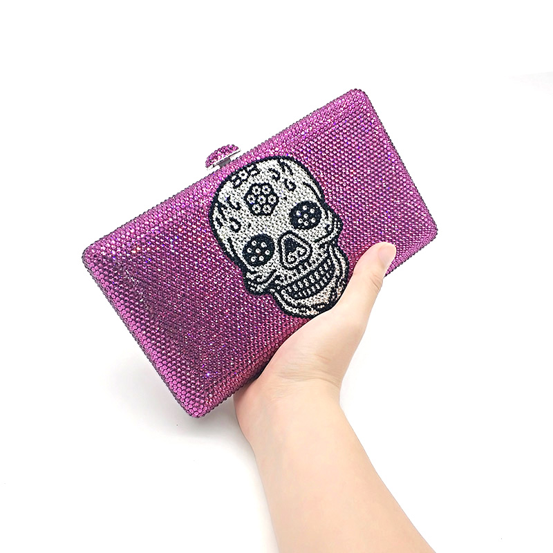 Personalized Crystal  Clutch