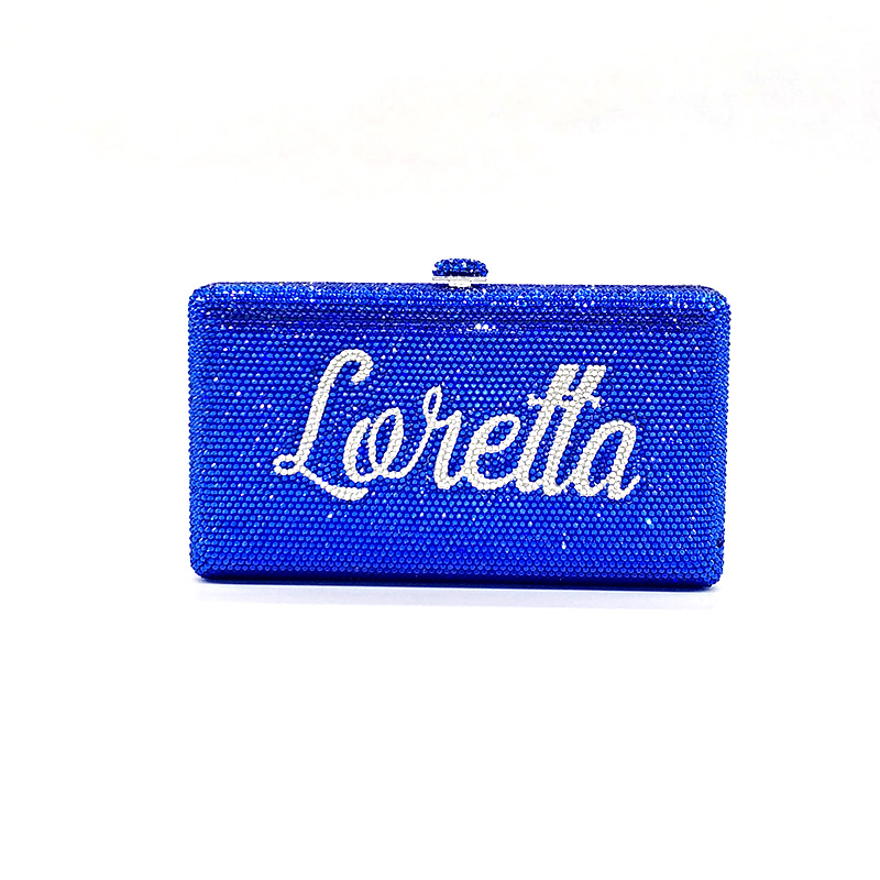 Personalized Crystal  Clutch