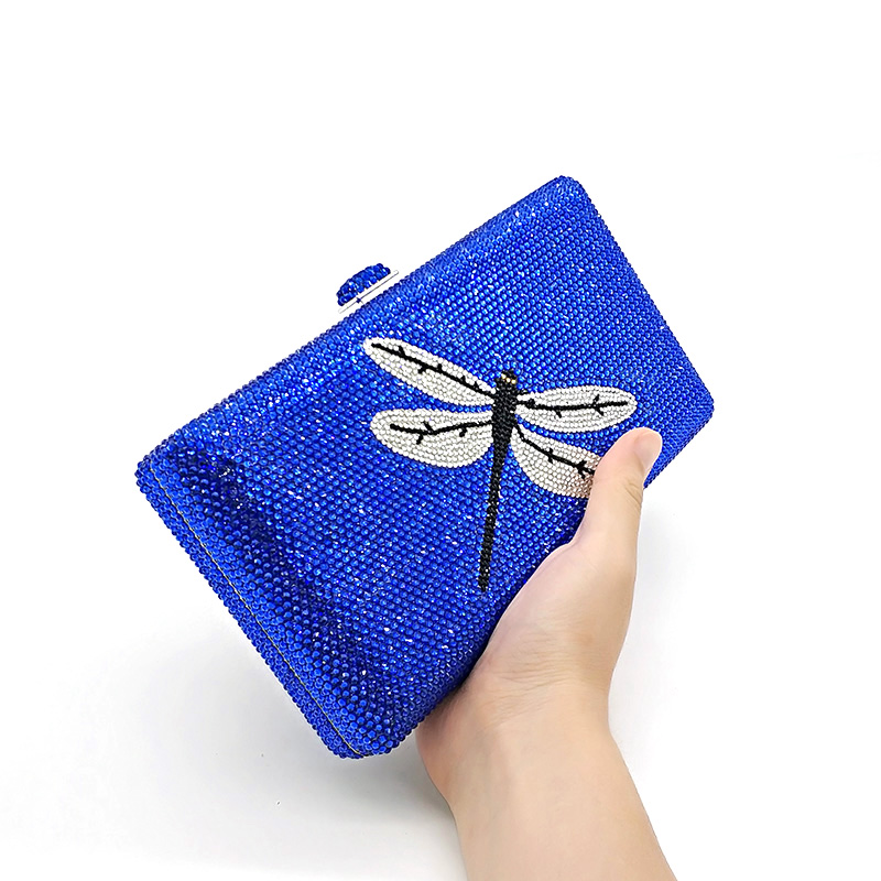 Personalized Crystal  Clutch