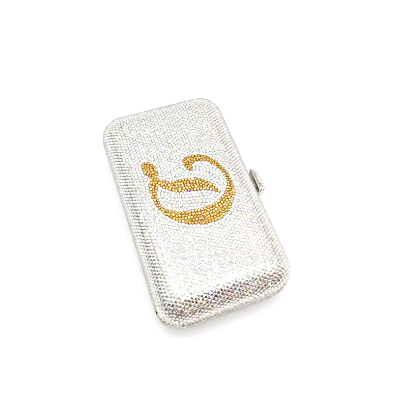 Letter Crystal Clutch