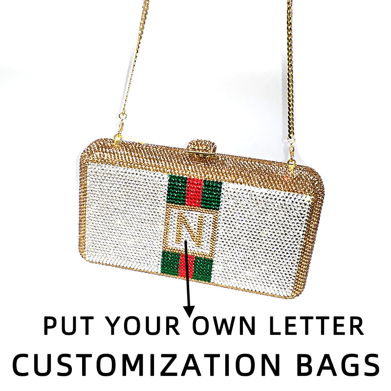 Custom Crystal Clutch