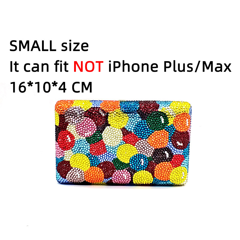 Colored Polka Dot Clutch