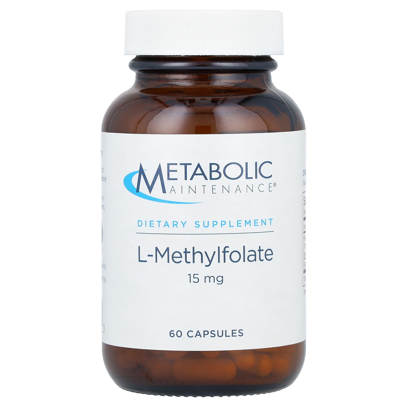 Metabolic Maintenance, L-methylfolate, 15 Mg, 60 Capsules